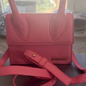 Jacquemus Vibrant Pink Mini Bag